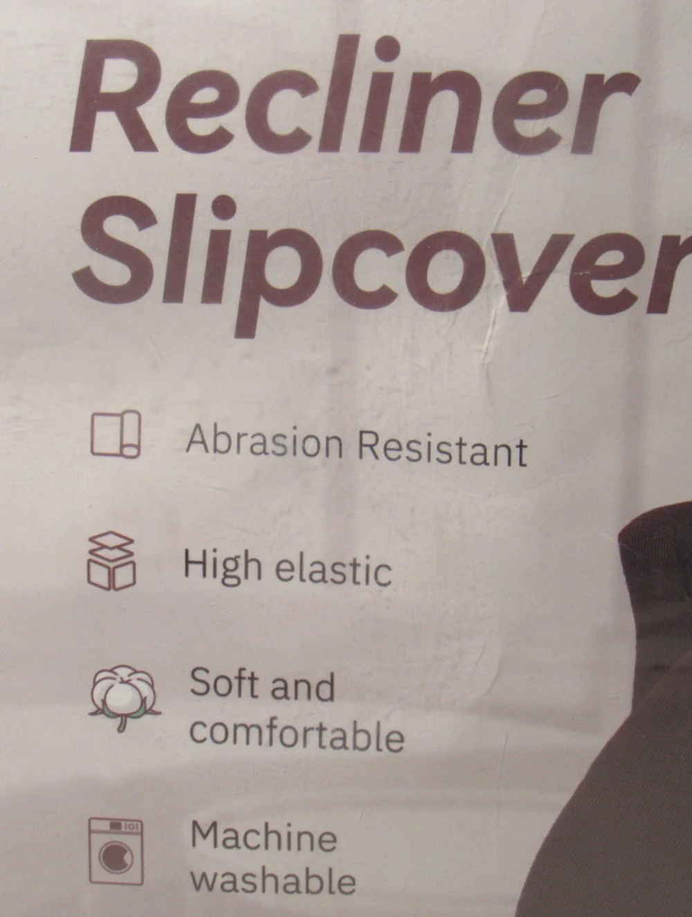 Kekuou 1-Piece Blue Stretchable Recliner Cover Protector, Fits Lazy Boys Chairs